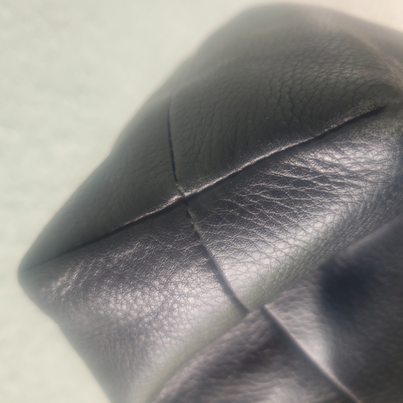 Fossil Colorblock Charlotte Hobo Black and Tan Shoulder Bag - Picture 10 of 13